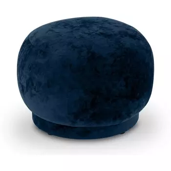 Пуф Lucca ОГОГО (арт.825263), (Ткань,Велюр/Синий) ОГОГО Обстановочка!