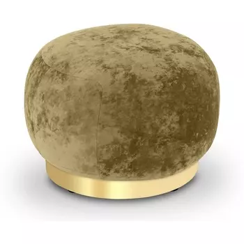 Пуф Lucca ОГОГО (арт.853195), (Ткань,Велюр/Светло-коричневый) ОГОГО Обстановочка!