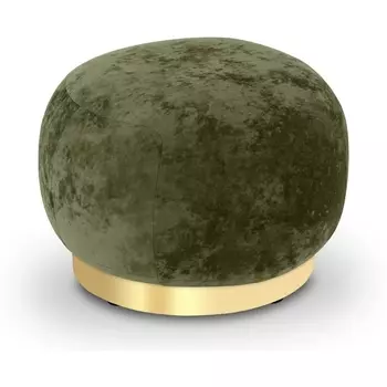 Пуф Lucca ОГОГО (арт.853196), (Ткань,Велюр/Зеленый) ОГОГО Обстановочка!