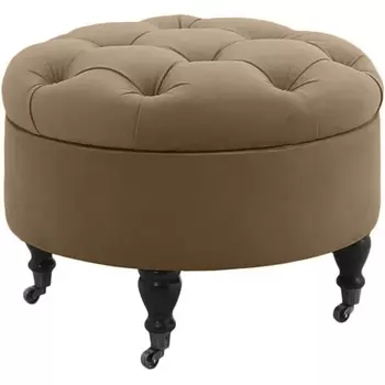 Пуф Meggi ОГОГО (арт.333601), (Ткань/Коричневый) ОГОГО Обстановочка!