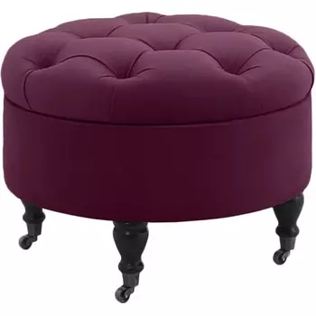 Пуф Meggi ОГОГО (арт.333951), (Ткань/Бордовый) ОГОГО Обстановочка!