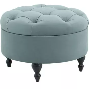 Пуф Meggi ОГОГО (арт.434419), (Ткань/Бирюзовый) ОГОГО Обстановочка!