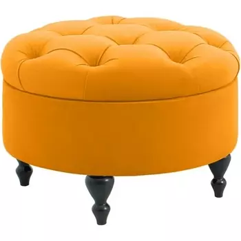 Пуф Meggi ОГОГО (арт.434432), (Ткань/Желтый) ОГОГО Обстановочка!