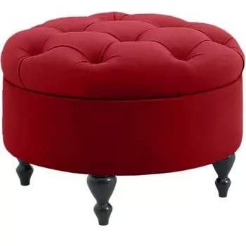 Пуф Meggi ОГОГО (арт.434435), (Ткань/Бордовый) ОГОГО Обстановочка!