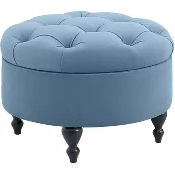 Пуф Meggi ОГОГО (арт.434436), (Ткань/Голубой) ОГОГО Обстановочка!