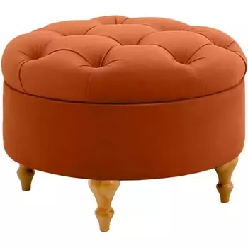 Пуф Meggi ОГОГО (арт.434439), (Ткань/Оранжевый) ОГОГО Обстановочка!