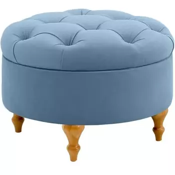 Пуф Meggi ОГОГО (арт.434442), (Ткань/Голубой) ОГОГО Обстановочка!