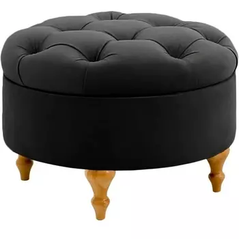 Пуф Meggi ОГОГО (арт.434445), (Ткань/Черный) ОГОГО Обстановочка!