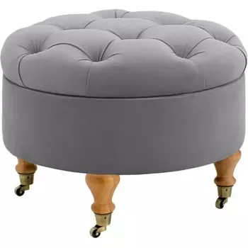 Пуф Meggi ОГОГО (арт.434449), (Ткань/Серый) ОГОГО Обстановочка!