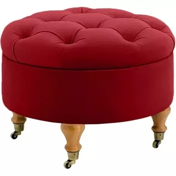 Пуф Meggi ОГОГО (арт.434453), (Ткань/Бордовый) ОГОГО Обстановочка!