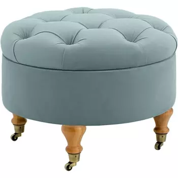 Пуф Meggi ОГОГО (арт.434458), (Ткань/Бирюзовый) ОГОГО Обстановочка!