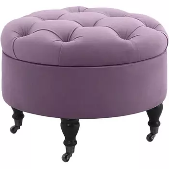 Пуф Meggi ОГОГО (арт.681501), (Ткань/Сиреневый) ОГОГО Обстановочка!