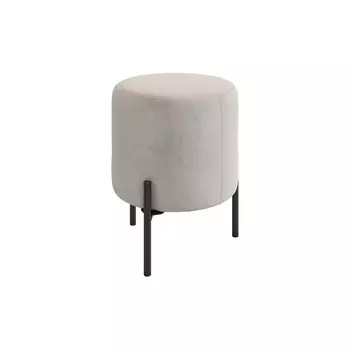 Пуф Одри Mebelson (Металл,Велюр/Серый) арт.171480,2173