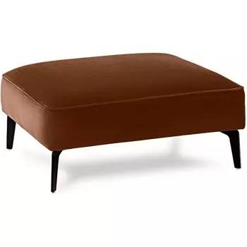 Пуф ОГОГО Amsterdam (Велюр,Ткань/Бордовый) ОГОГО Обстановочка!