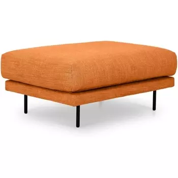 Пуф Ricadi ОГОГО (арт.727123), (Ткань,Рогожка/Оранжевый) ОГОГО Обстановочка!