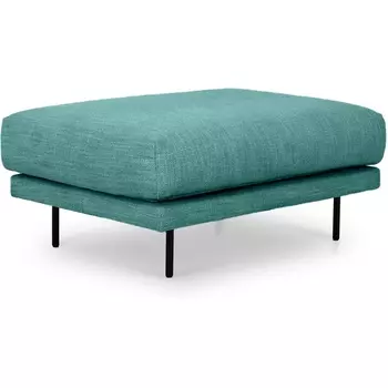 Пуф Ricadi ОГОГО (арт.727125), (Ткань,Рогожка/Бирюзовый) ОГОГО Обстановочка!