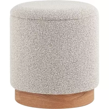 Пуф с ящиком Холли S букле бежевый, Stool Group