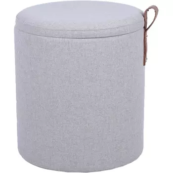 Пуф с ящиком Эркки рогожка S серый Stool Group арт.УТ000039493