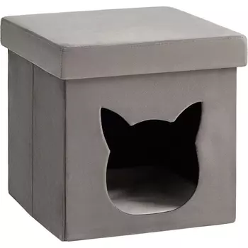 Пуф складной с ящиком Store Pet антрацитовый Stool Group (арт.УТ000038969)