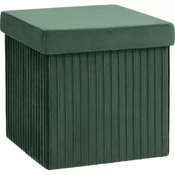 Пуф складной с ящиком Store Square зеленый Stool Group (арт.УТ000038971)