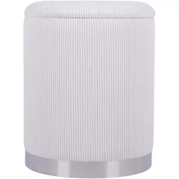 Пуф Stool Group Эмили с ящиком серебро вельвет серый арт.УТ000040196