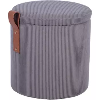 Пуф Stool Group Руни XS с ящиком вельвет белый арт.УТ000040200