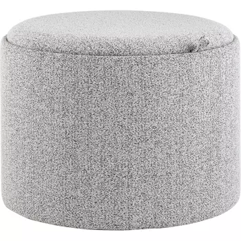 Пуф Stool Group с ящиком Хюгге L букле темно-серый арт.УТ000040207