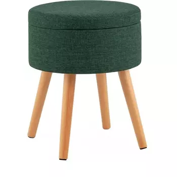 Пуф Stool Group с ящиком Хюгге L букле бежевый арт.УТ000040206