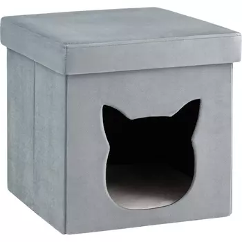 Пуф Stool Group складной с ящиком Store Pet коричневый арт.УТ000040155