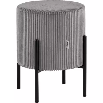 Пуф Stool Group Спейси велюр рельефный бежевый арт.УТ000040017