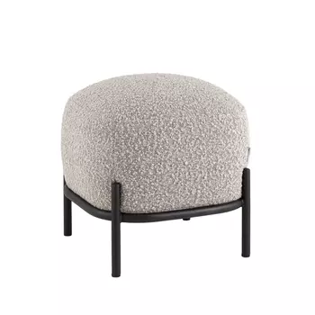 Пуф Стоун ткань букле серо-бежевый Stool Group арт.УТ000040003