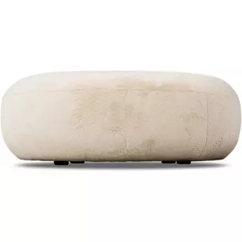 Пуф Sweet 1000 ОГОГО (арт.596186), (искусственный Мех/Бежевый) ОГОГО Обстановочка!