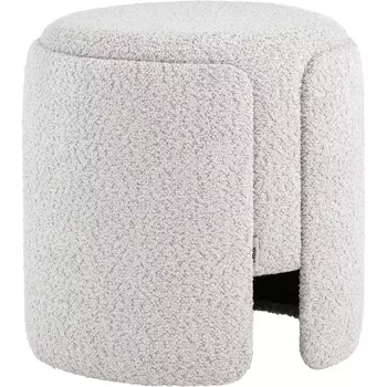 Пуф Taks букле светло-серый Stool Group арт.УТ000039393