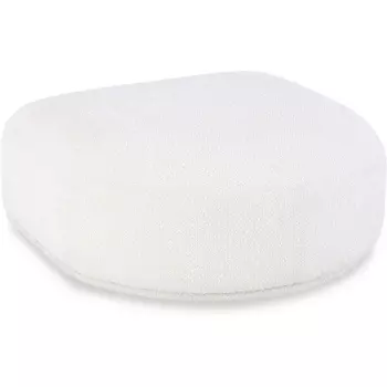 Пуф торцевой Fabro ОГОГО (арт.856690), (Ткань,Букле/Белый) ОГОГО Обстановочка!