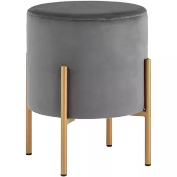 Пуф Кейси велюр серый УТ000035903 Stool Group