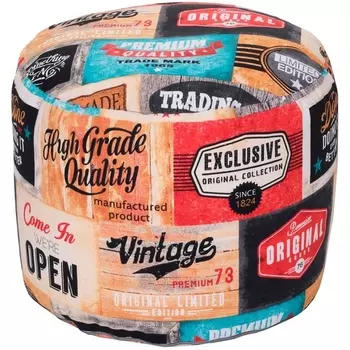 Пуфик Dreambag Круг Лейбл (Классический) 4005401