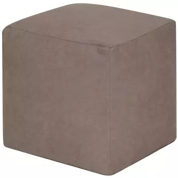 Пуфик Dreambag Куб Бежевый Велюр (Классический) 3922601