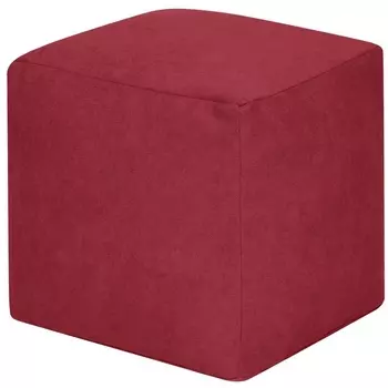 Пуфик Dreambag Куб Бордовый Велюр (Классический) 3923801