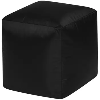Пуфик Dreambag Куб Черный Оксфорд (Классический) 3900901