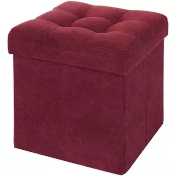 Пуфик Dreambag складной Бордовый Велюр 13559