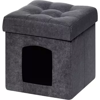 Пуфик Dreambag складной Для Животных Графит Велюр 13639