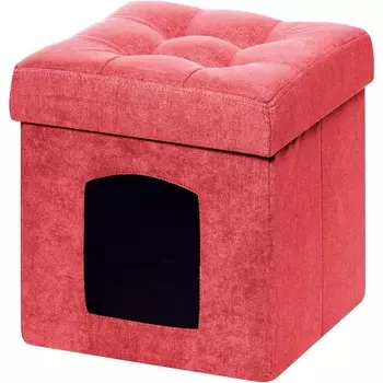 Пуфик Dreambag складной Для Животных Коралловый Велюр 13638