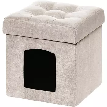 Пуфик Dreambag складной Для Животных Светло-Бежевый Велюр 13400