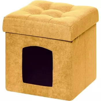 Пуфик Dreambag складной Для Животных Желтый Велюр 13643