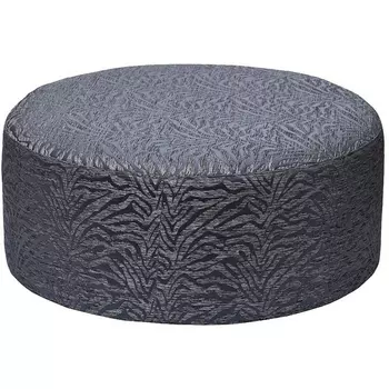 Пуфик Garda Decor MURANO-80-3K-ПРИНТСИНИЙ-Ana SIN (Темно-синий)