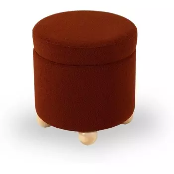 Пуфик Kit ОГОГО Обстановочка! (Мех/Терракотовый) арт.902544