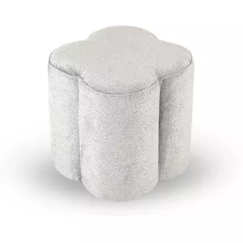 Пуфик Quatrefoil ОГОГО Обстановочка! (Мех/Серый) арт.902541