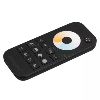 Пульт SMART-R34-MIX Black (1 зона, 2.4G) (Arlight, IP20 Пластик, 5 лет) 025032