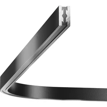 Радиусный коннектор для шинопровода Flarity черный Maytoni Accessories for tracks Flarity TRX154-RC80-B