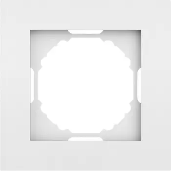 Рамка 1-я, матовый белый Donel A07 DE21133